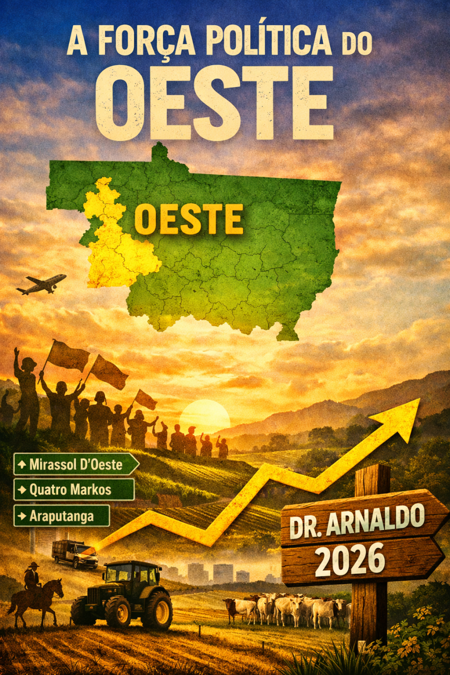 Dr. Arnaldo cresce no Oeste e começa a entrar no radar da disputa pela Assembleia em MT