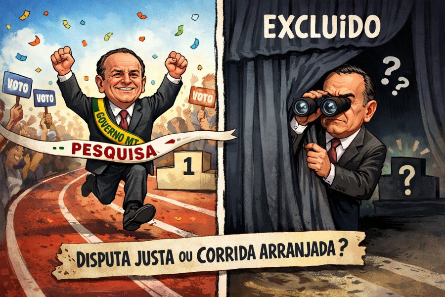 A liderança sem confronto: o que a ausência de Wellington revela sobre a corrida ao Governo de Mato Grosso?