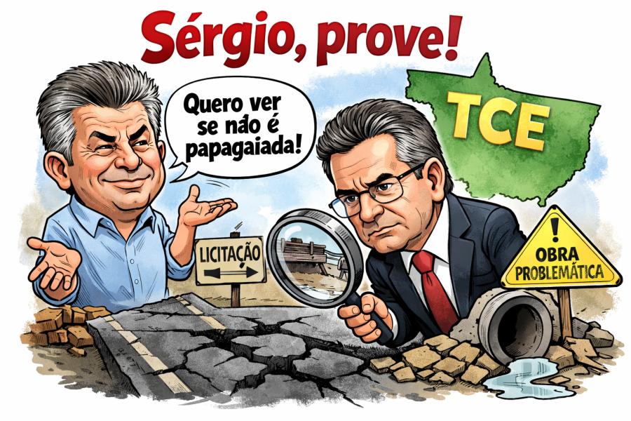 Mauro Mendes lançou o desafio. Sérgio Ricardo vai aceitar ou recuar?