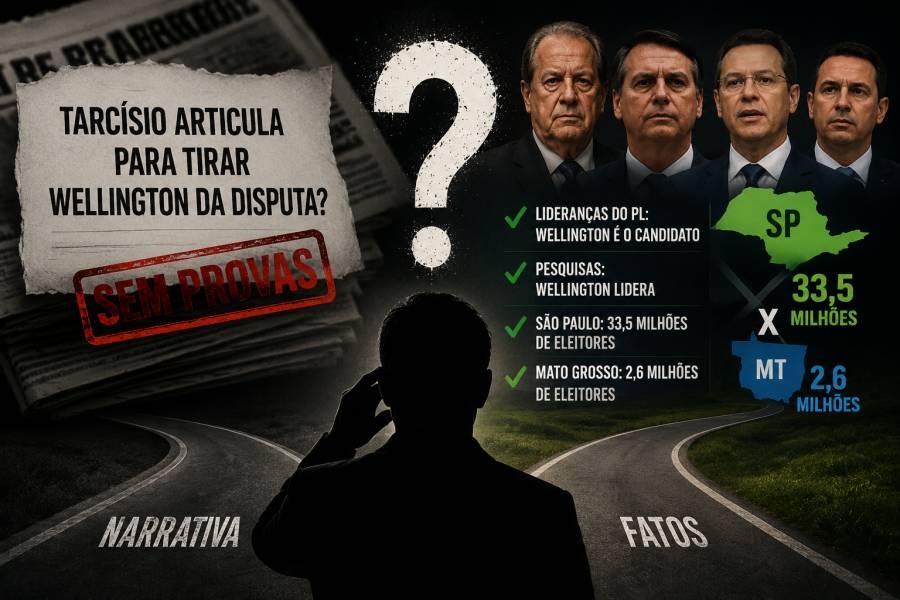 Narrativa ou fato? A tese contra Wellington desafia a lógica da política