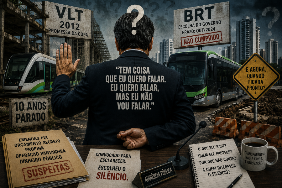Quem tem algo a dizer, por que escolhe o silêncio?