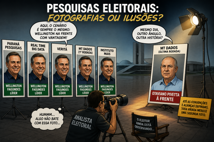 MT Dados aponta virada de Pivetta, Instituto Mais mantém Wellington na liderança: afinal, qual tendência o eleitor está mostrando?