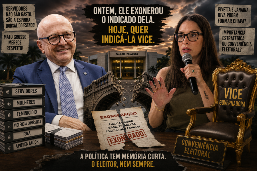 Quem demitiu a aliada ontem pode transformá-la em vice amanhã?